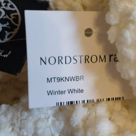 Bobeau NWT winter white nubby knit cropped turtleneck sweater, long sleeve S - Picture 8 of 10